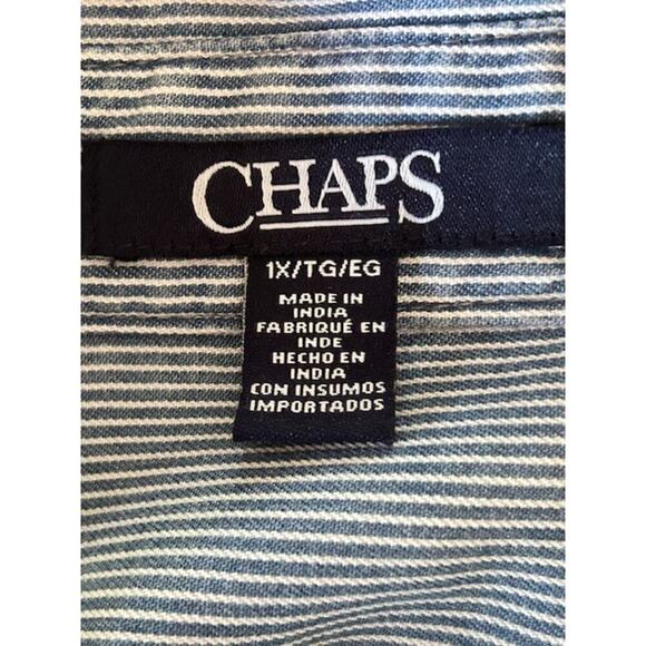 Chaps Women’s Utility Shirt, 1X - Picture 5 of 6